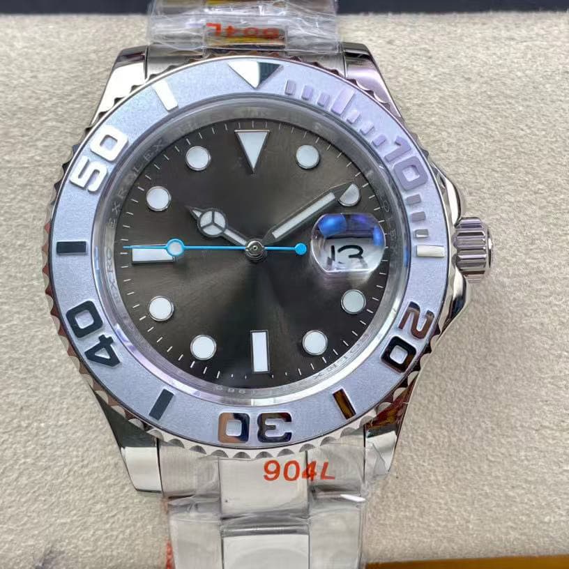 Rolex 126622 Gray Yacht Luminous Calendar Rubber Strap 40mm Automatic Mechanical Men's Luxury Watch 7