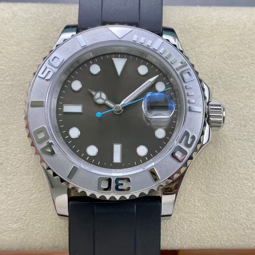 Rolex 126622 Gray Yacht Luminous Calendar Rubber Strap 40mm Automatic Mechanical Men's Luxury Watch 8