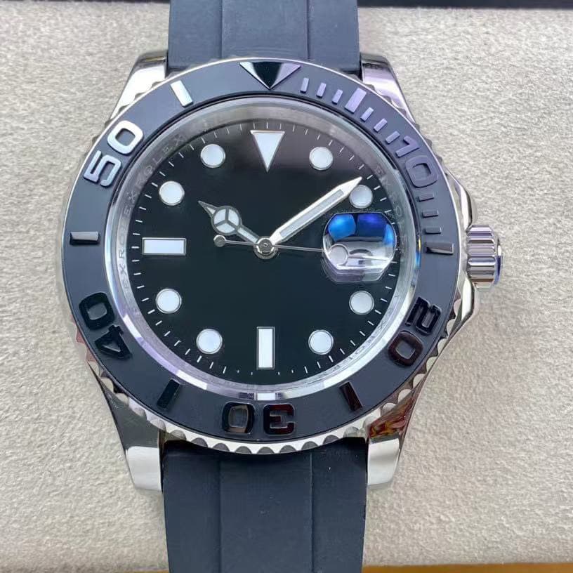 Rolex 126622 Gray Yacht Luminous Calendar Rubber Strap 40mm Automatic Mechanical Men's Luxury Watch 9