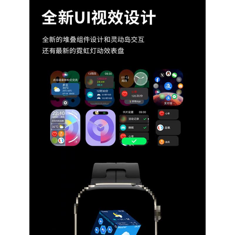 Huaqiangbei watchS10 smart watch message reminder phone exercise heart rate payment IOS/Android universal 4