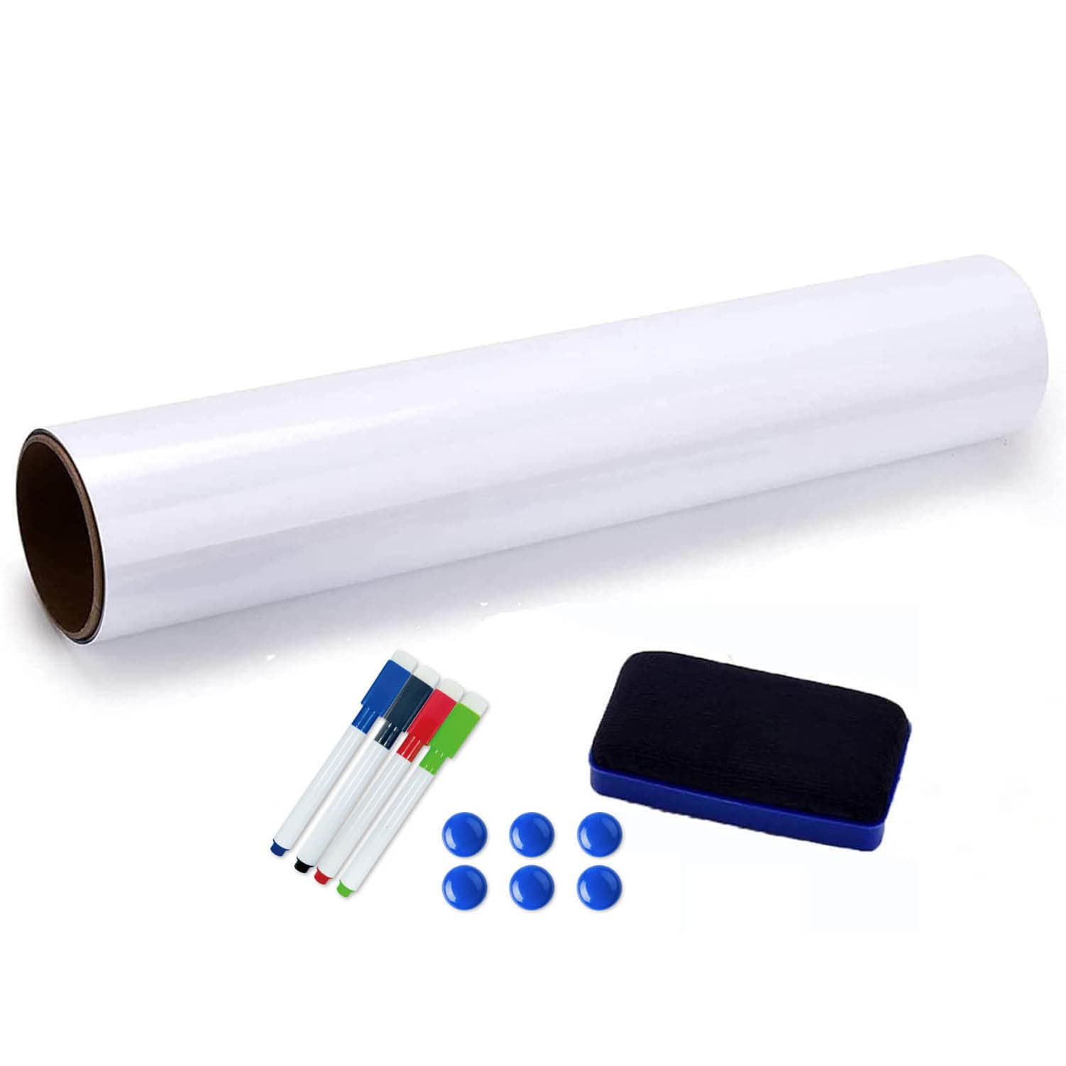 Easy to write on and clean dry erase board with self-adhesive whiteboard wall for kids office home use 6