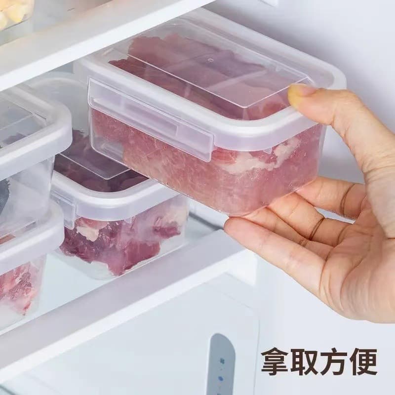 Fresh-keeping box refrigerator storage box fruit food-grade sealed packaging box microwaveable frozen fresh meat vegetable preparation box 4