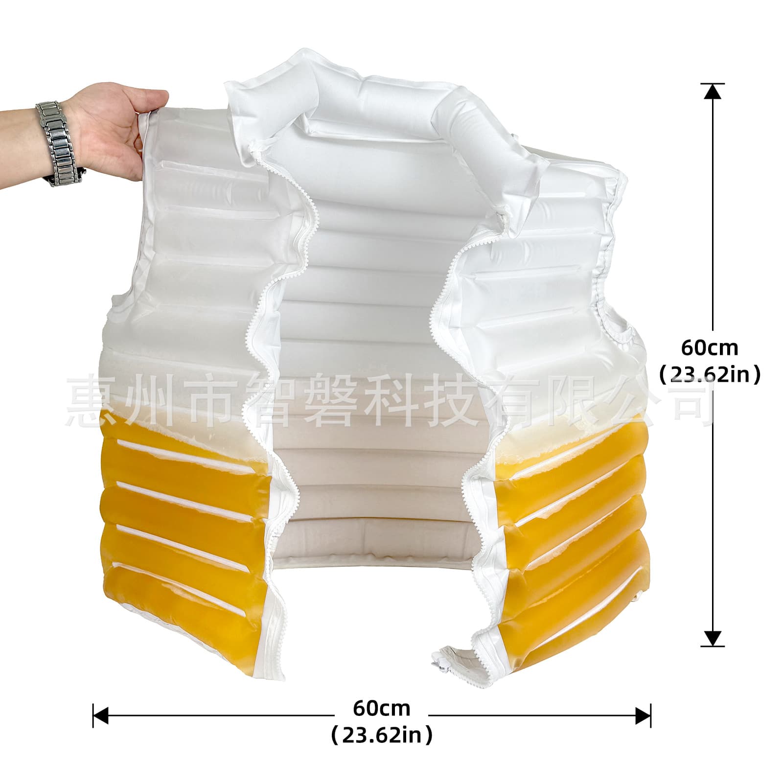 Transparent Beer-Filled Jacket for PoolsBeer JacketTransparent Beer-Filled Jacket for Pools 1