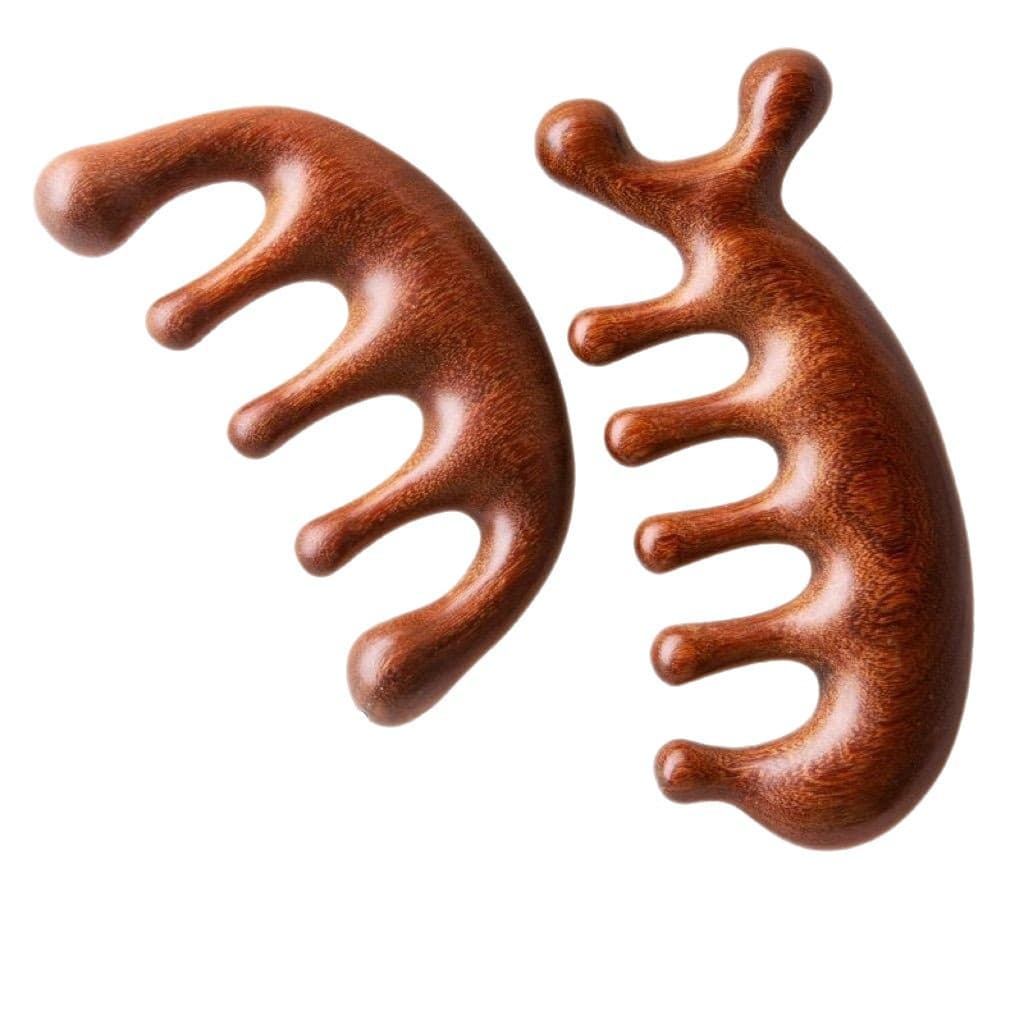 Massager sandalwood, universal brush 5