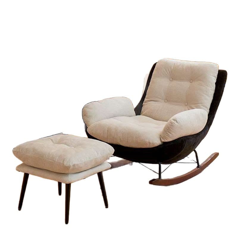 Lazy sofa nap lounge chair leisure rocking chair balcony sofa chair living room back chair single leisure sofa chair 5