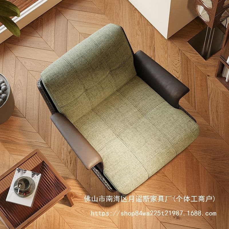 Italian minimalist sofa chair designer Daiki armchair living room antique style lazy leisure sofa chair 4