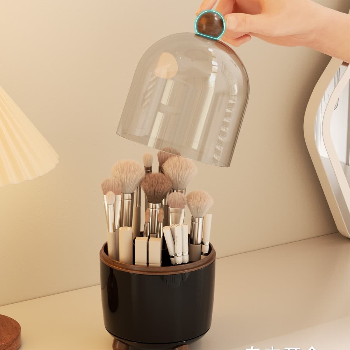 Brush, rotating table storage box, cosmetic lipstick, storage system, dressing table 4