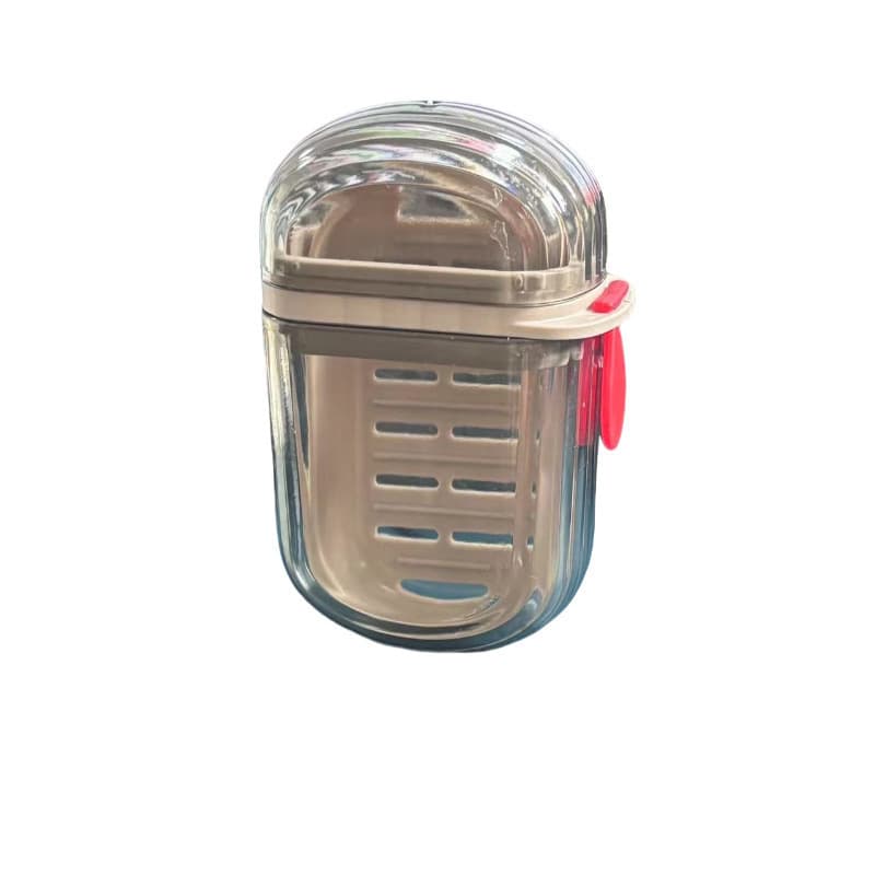 Handheld soap holder for traveling, small drying rack, storage system, light luxury style 4