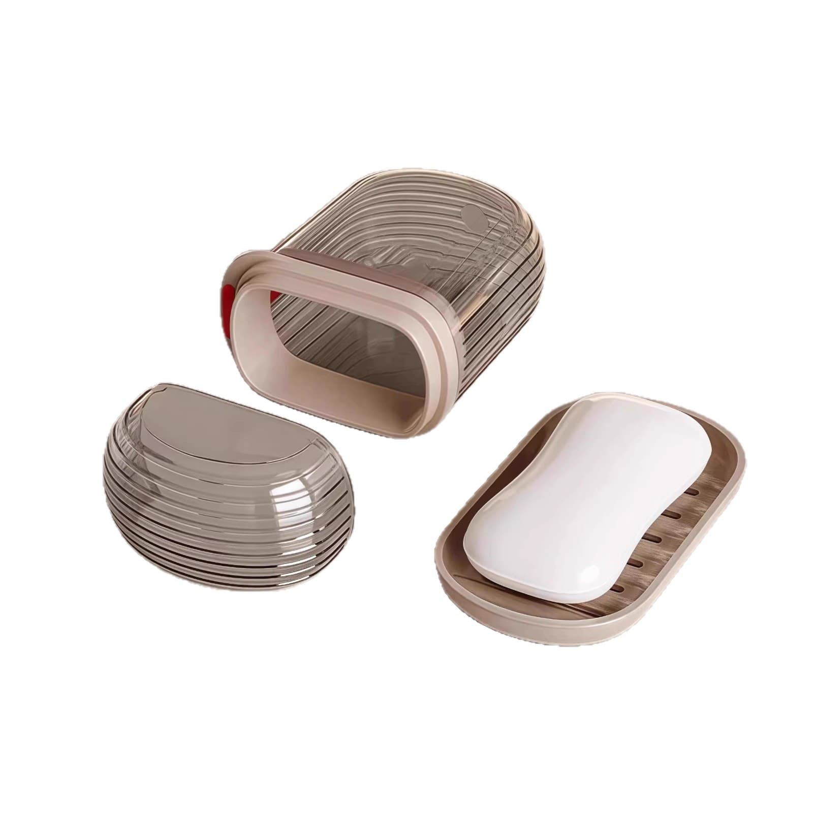 Handheld soap holder for traveling, small drying rack, storage system, light luxury style 5