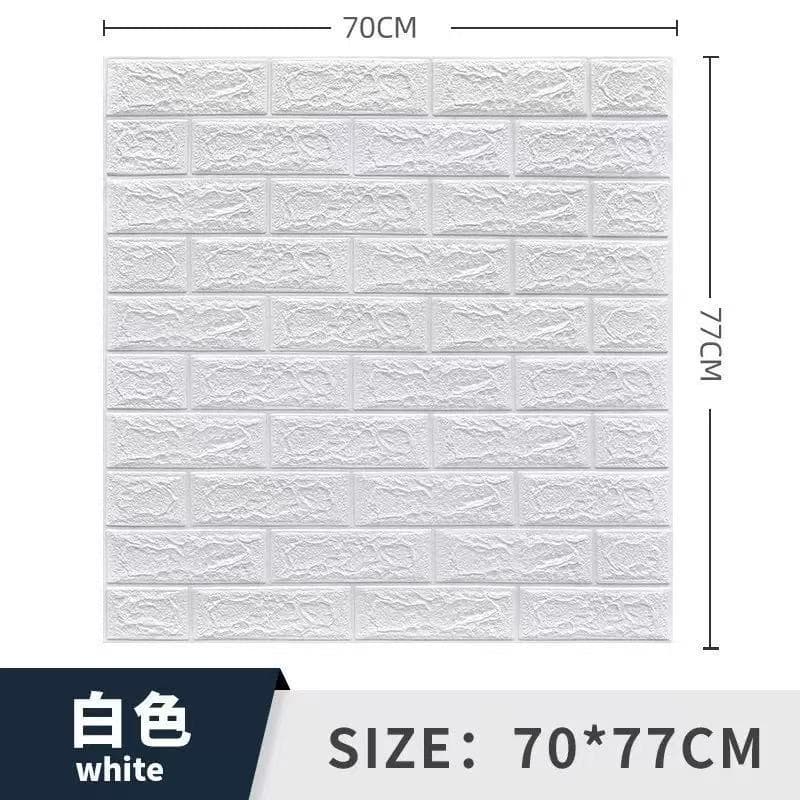 Three dimensional waterproof self-adhesive tape from foam on wall, wallpapers, 3D 1