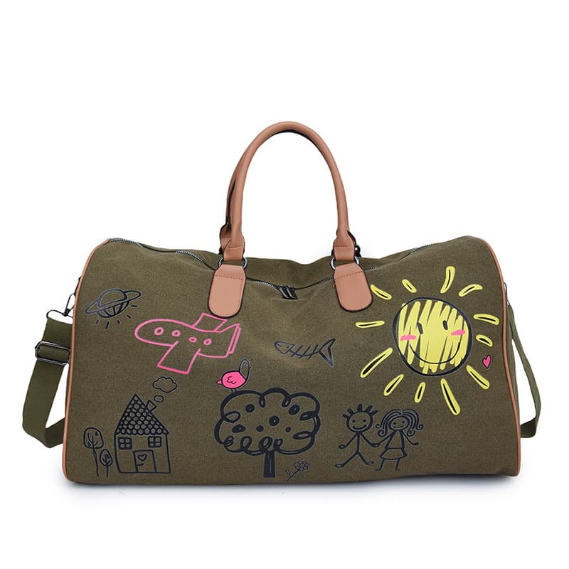 Capacious travel bag for traveling, sports universal shoulder bag for men and women for gym 5