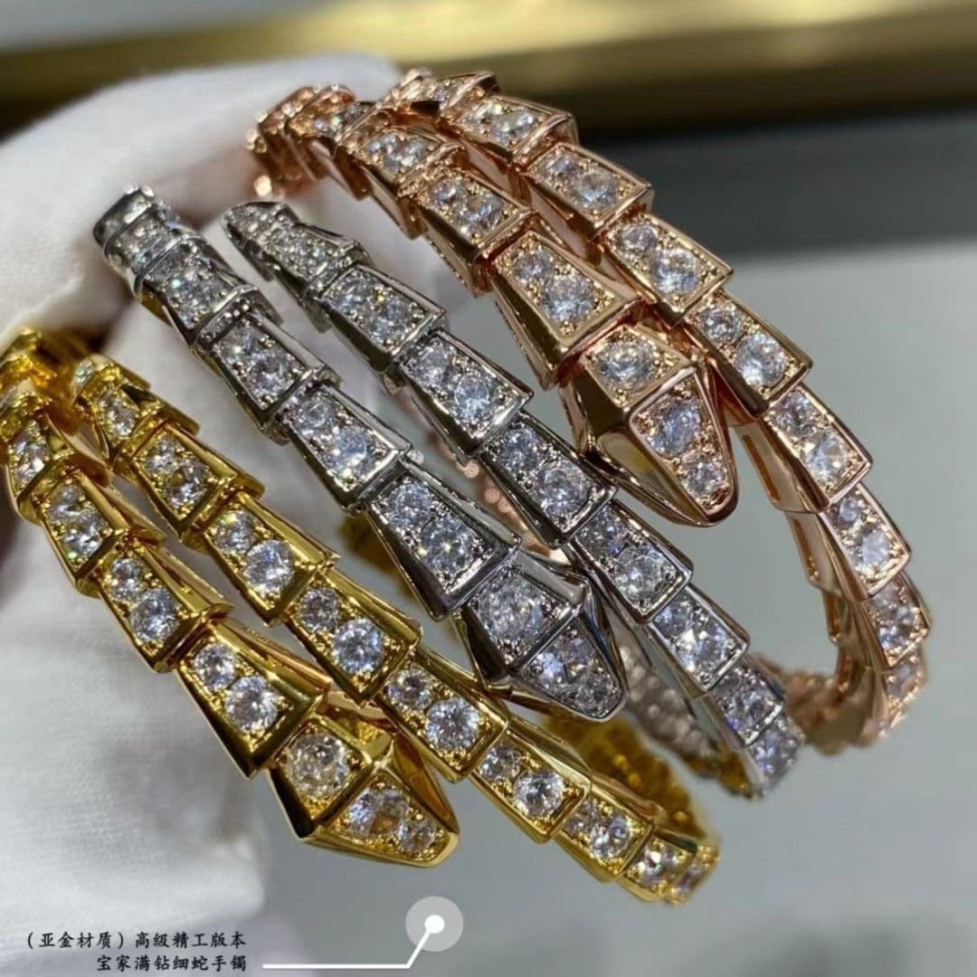 (Cross-border trading), golden bracelet, pink gold, diamond encrusted, for beloved 1