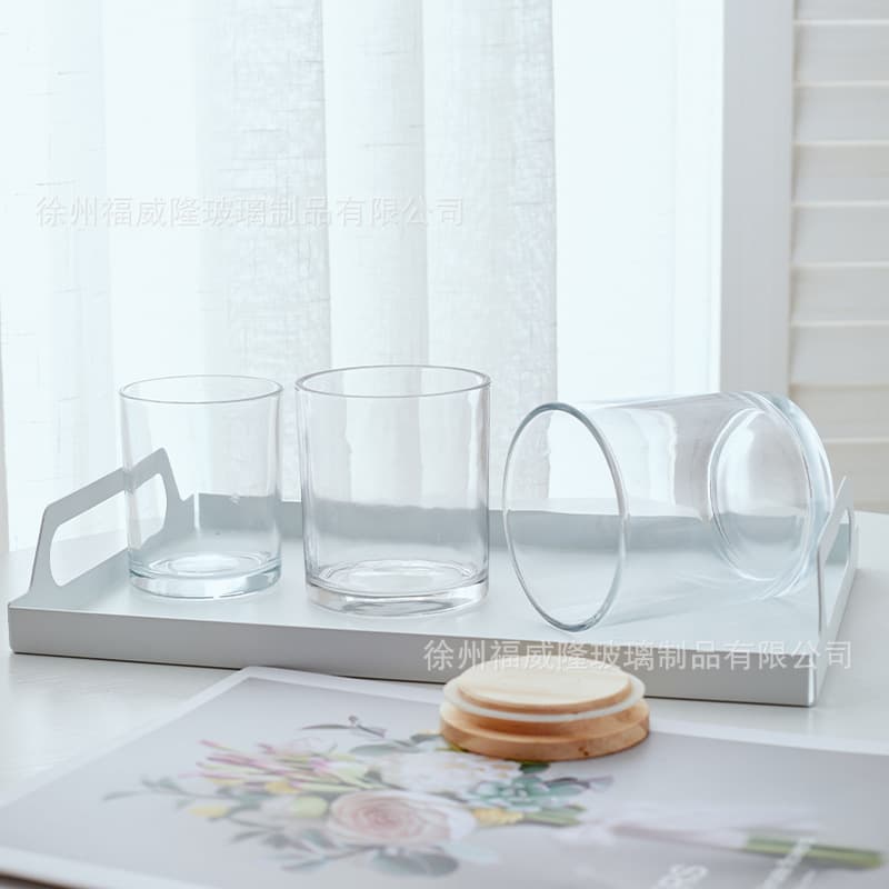 Transparent aromatherapy, glass candle, DIY 2