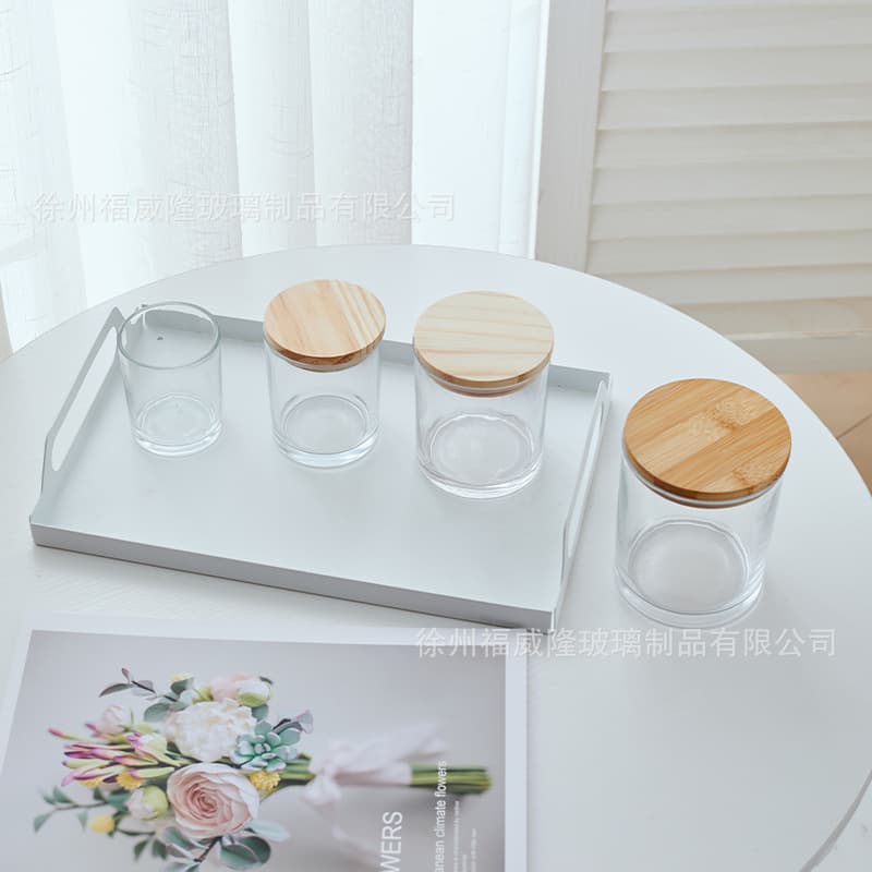 Transparent aromatherapy, glass candle, DIY 4