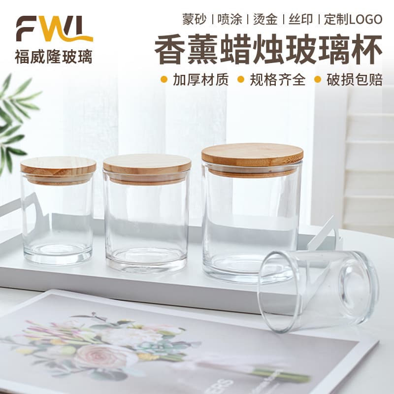 Transparent aromatherapy, glass candle, DIY 1