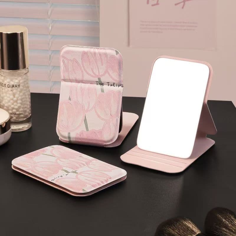 (Cross-border trading), handheld folding small table mirror