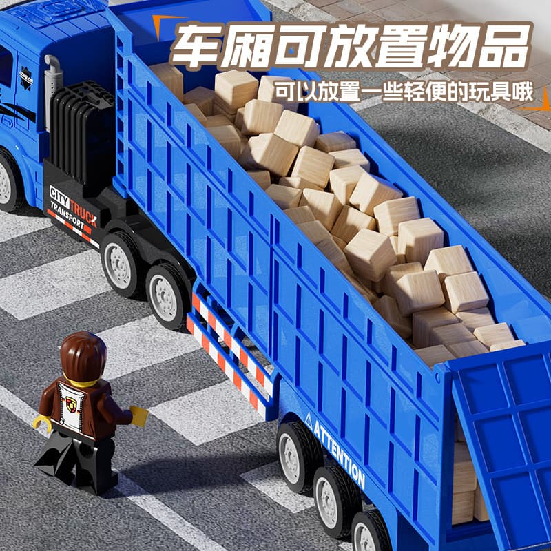 Electric toy car, realistic transport, truck, remote control 2