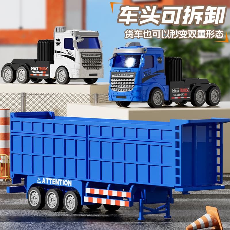Electric toy car, realistic transport, truck, remote control 3