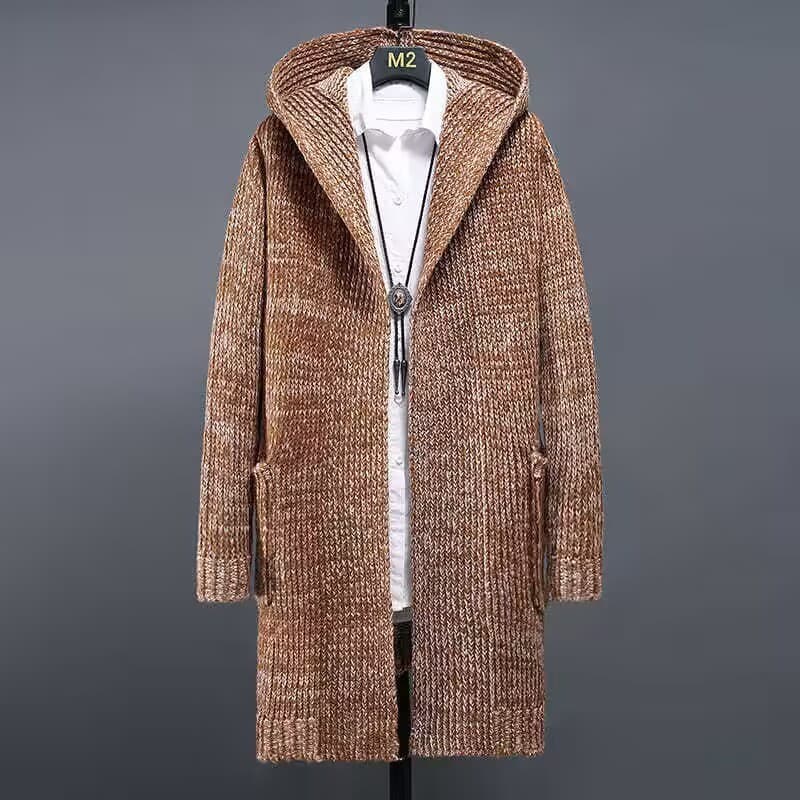 (Cross-border trading), demi-season warm long hoody, cardigan, sweater, jacket, set, trench coat, wish, European style 2