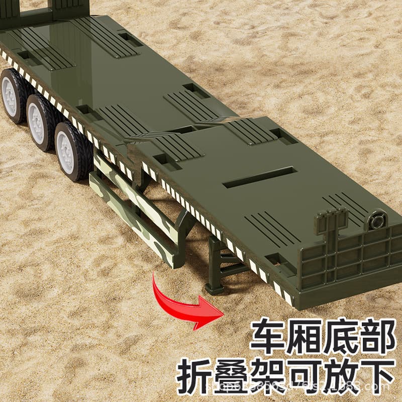 Big camouflage transport for boys, realistic toy car, remote control, Birthday gift 2