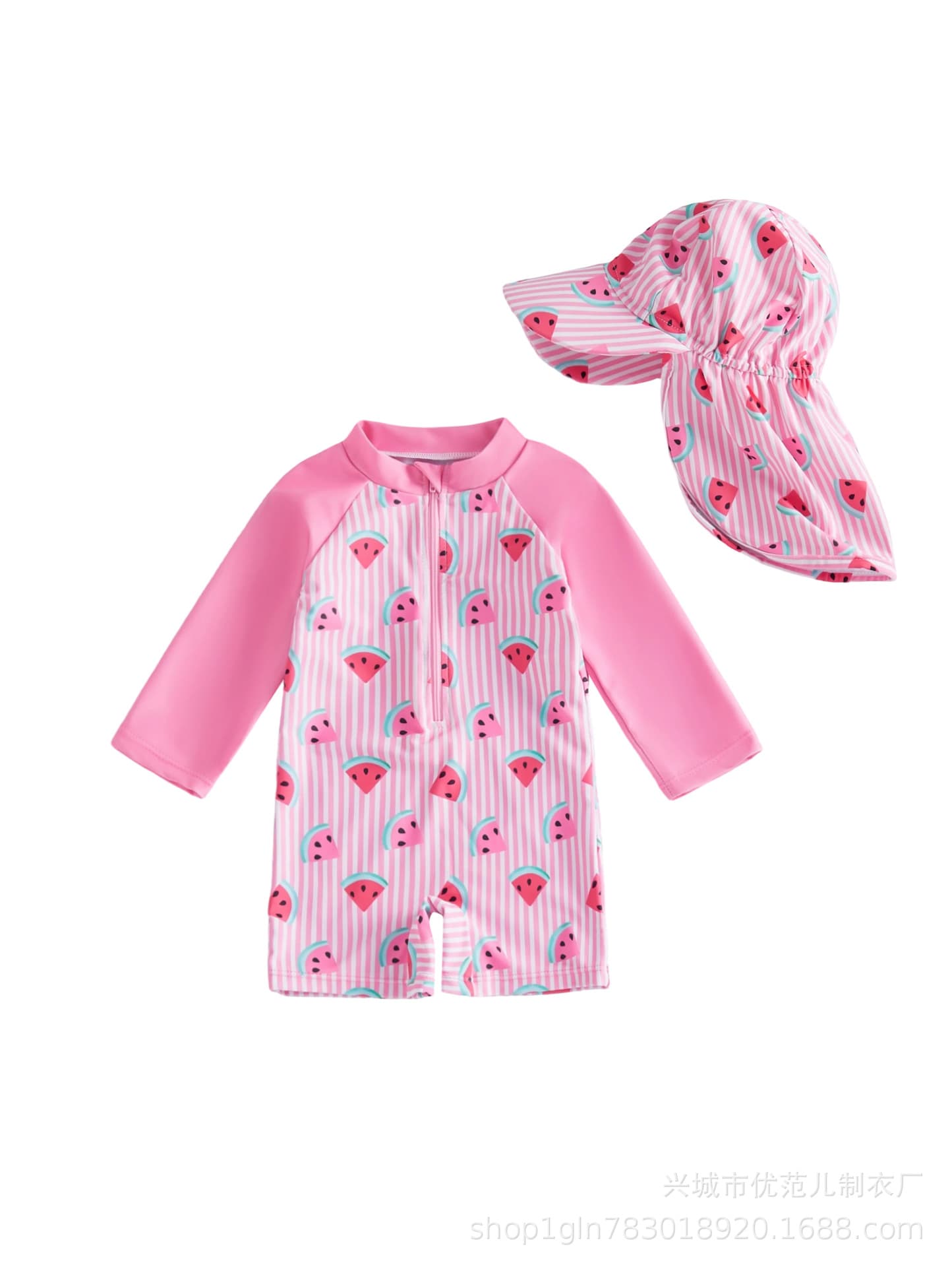 (Cross-border trading), children's summer swimwear for boys, long-sleeve, internet celebrity 2