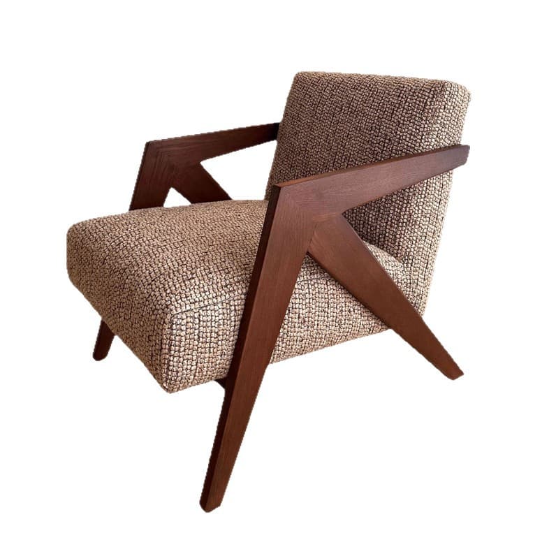 Design retro sofa from natural wood, french style 5
