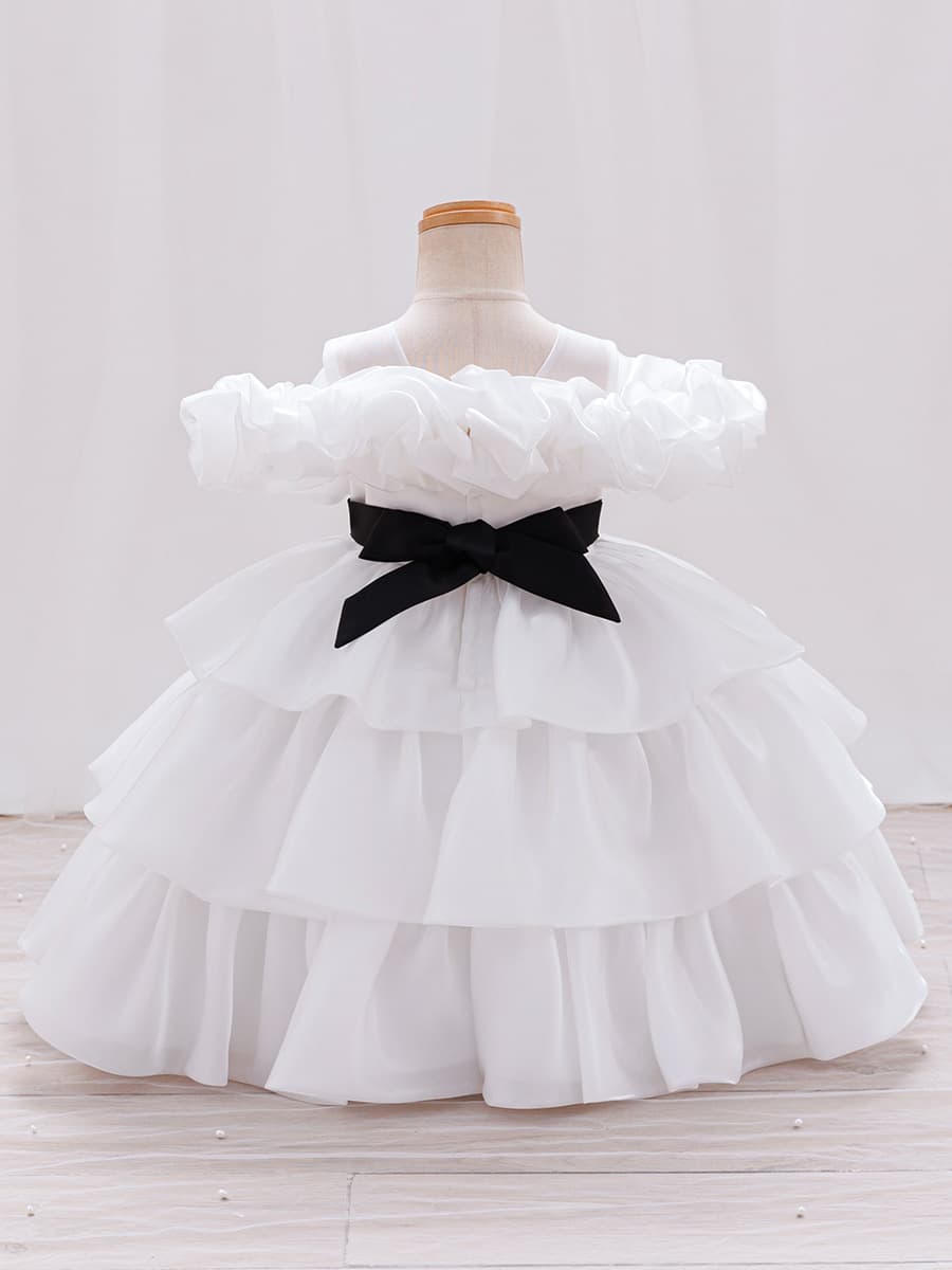 Small princess costume, evening dress, piano performance costume, special occasion clothing, graduation party 4