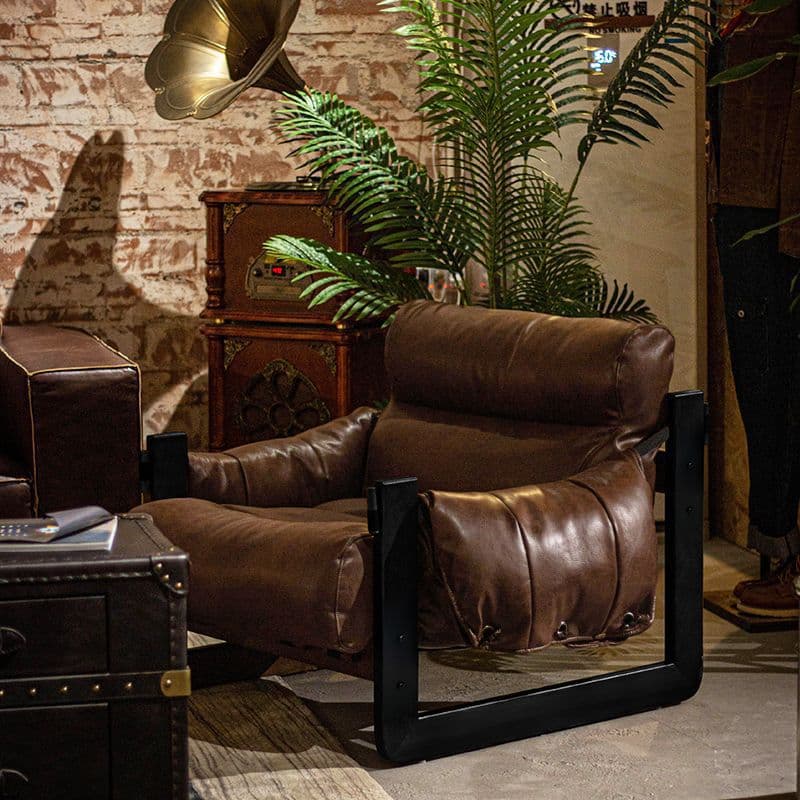 Jersey Chair Designer Single Sofa Chair Home Living Room Light Luxury Retro Leisure Lying Lazy Sofa Chair 3