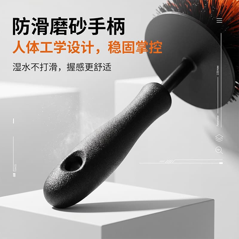 Wheel, hub, brush, tools set, hygienic tires soft-bristled for car 3