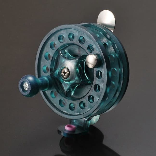 Winter fishing wheel, ice fishing wheel with leakage force, plastic metal axis fishing reel, ultra-light front beater rod modified traditional fishing 3