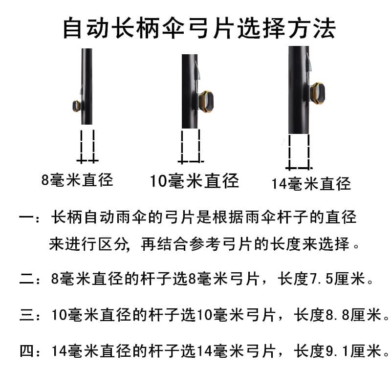 Switch key, children's button, automatic umbrella with accessories, iron supplement 3