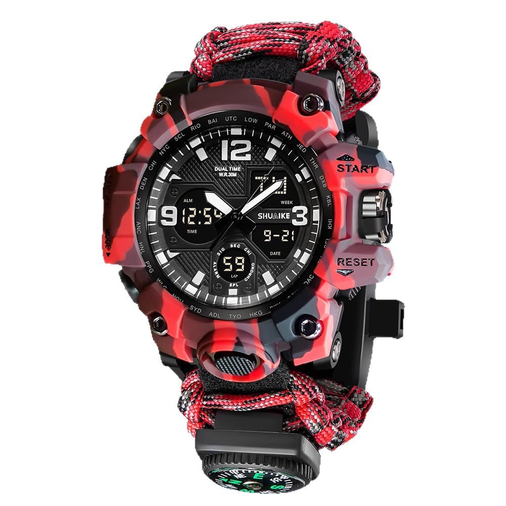 (Cross-border trading), (Wholesale), digital watch, whistle, lighter, thermometer, travel men's watch, (Physicals) 5