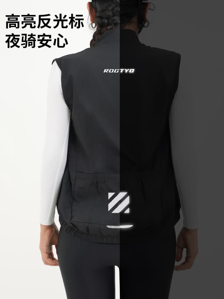 Thin mountain vest for cycling, road windproof bike for men and women, sports jacket, tank top, suitable for spring and autumn 4