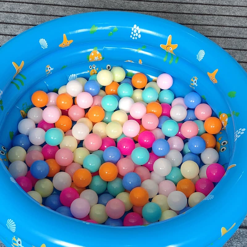 Inflatable marine children's ball pool, swimming pool play in water for fishing, fishes 1