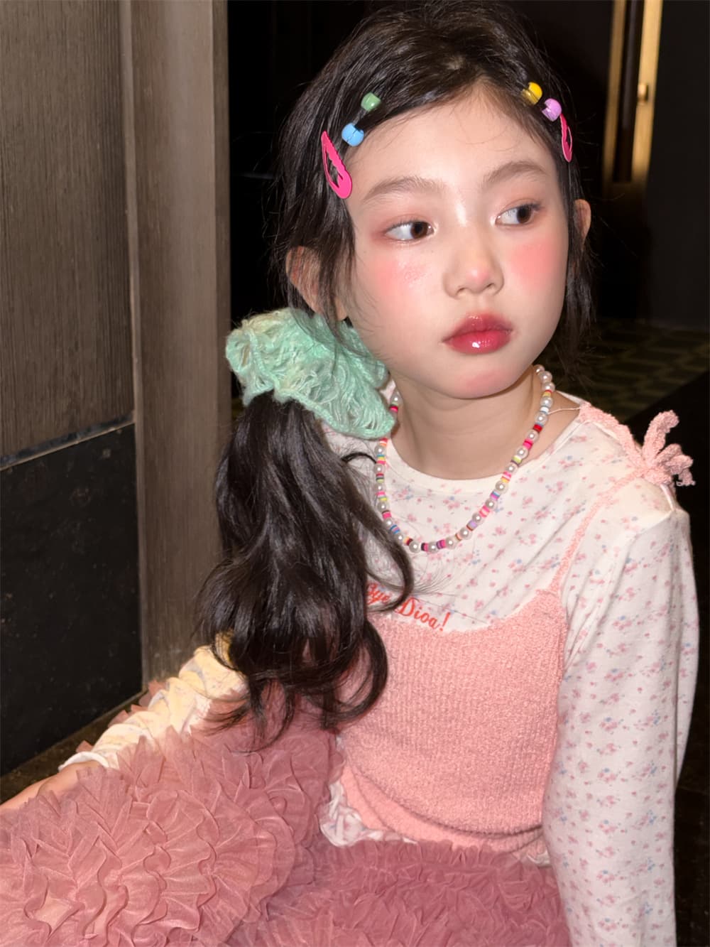 Spring design children's knitted sweater, children's clothing, lifting effect, 2026 years, western style 3