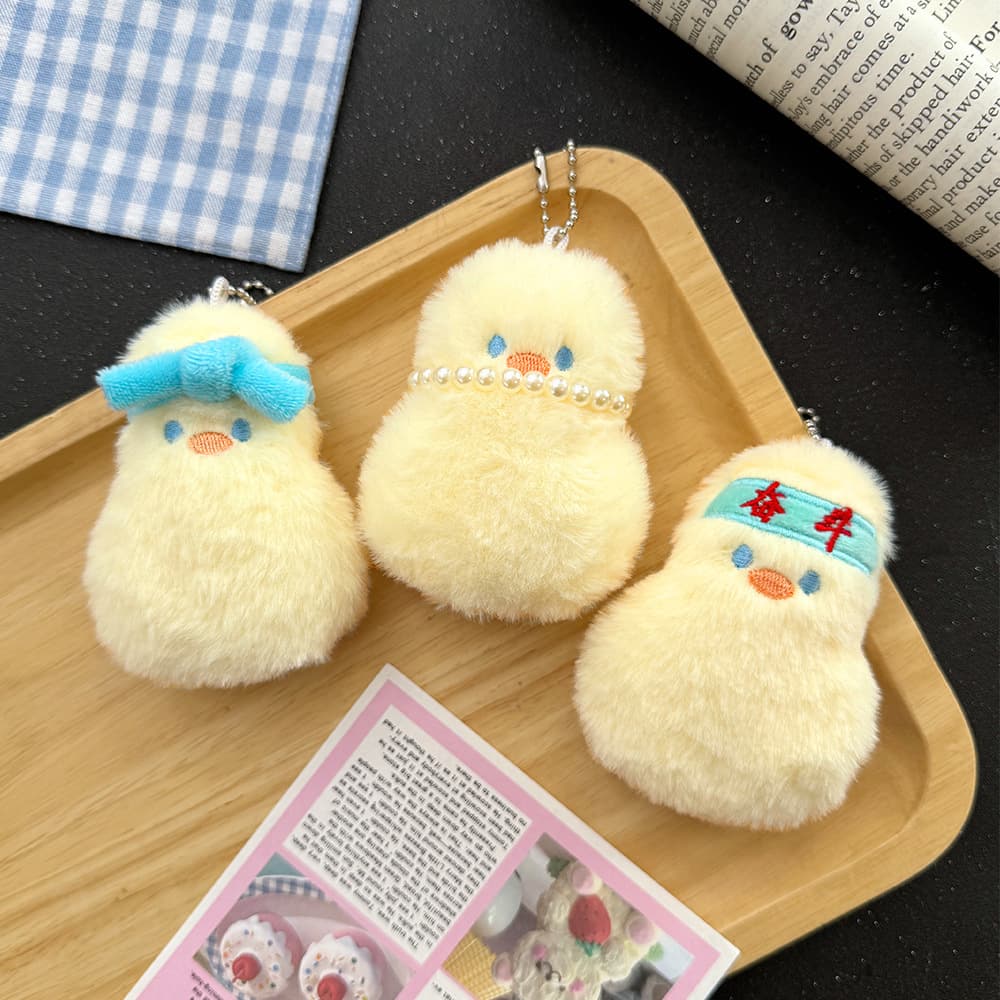 Cute plush pendant for students, backpack, pack, decorative accessory, doll, keychain, anti-stress 2