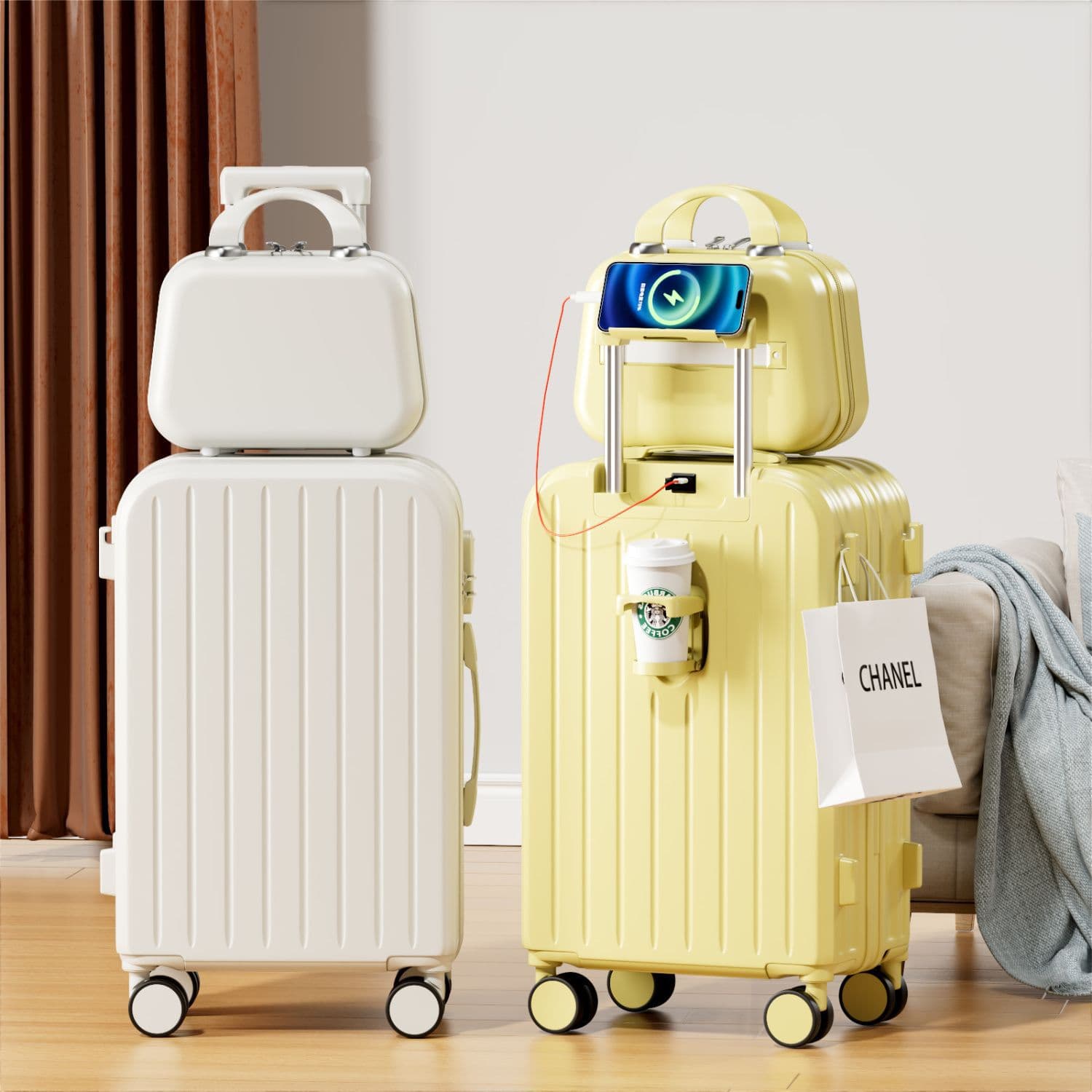 Suitcase, universal capacious durable box for traveling 2