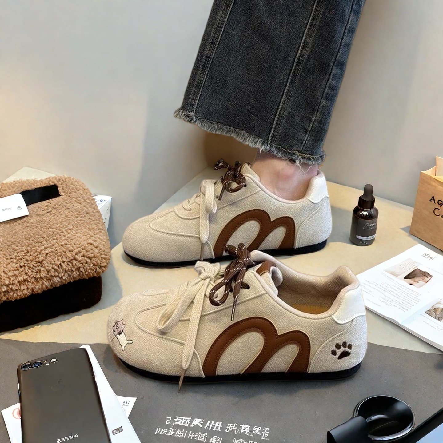 Sports shoes 2025 new versatile moral training shoes casual sports bread shoes women's moral training shoes women's sports shoes 4