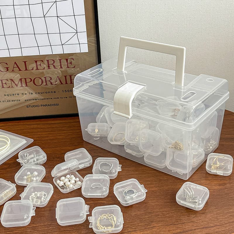 Earrings, storage box, small банка для хранения, ring, storage system, accessories, beads