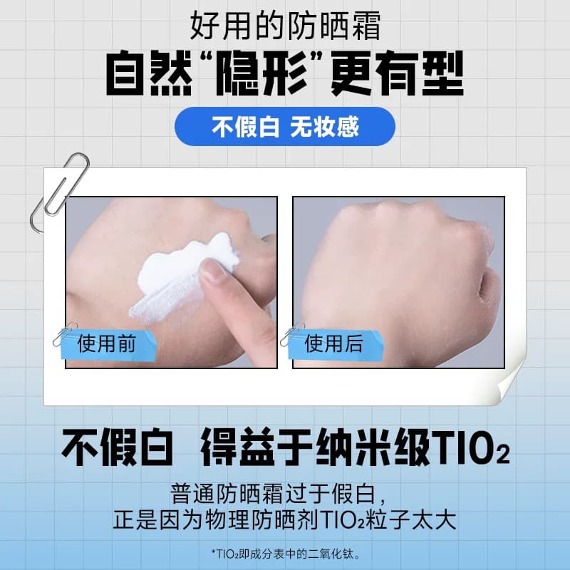Waterproof sun protection cream for students, SPF50, UF-protection, official product 5