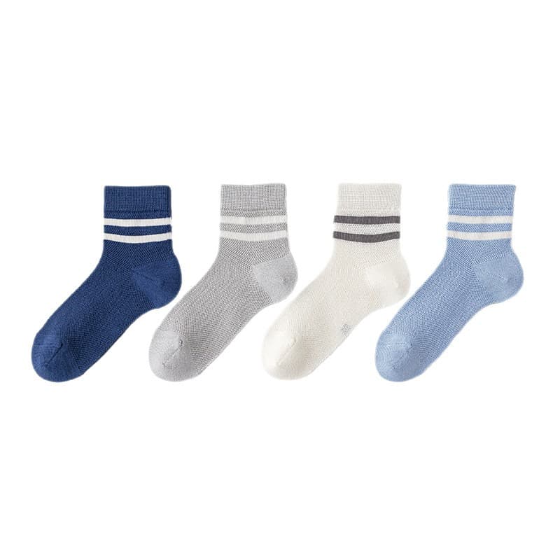 Thin antibacterial children's socks for boys for students, for teenagers 5