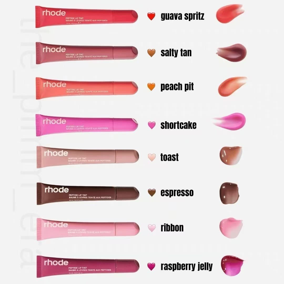 Spot Rhode colored Raspberry Ribbon Toast ESPRESSO lip gloss lip glaze red 3