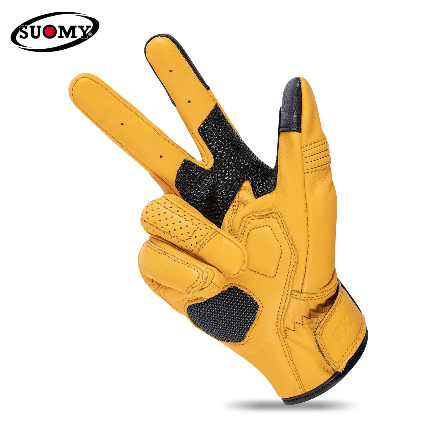 Gloves sheepskin, retro breathable equipment for men and women, fall protection, genuine leather 2