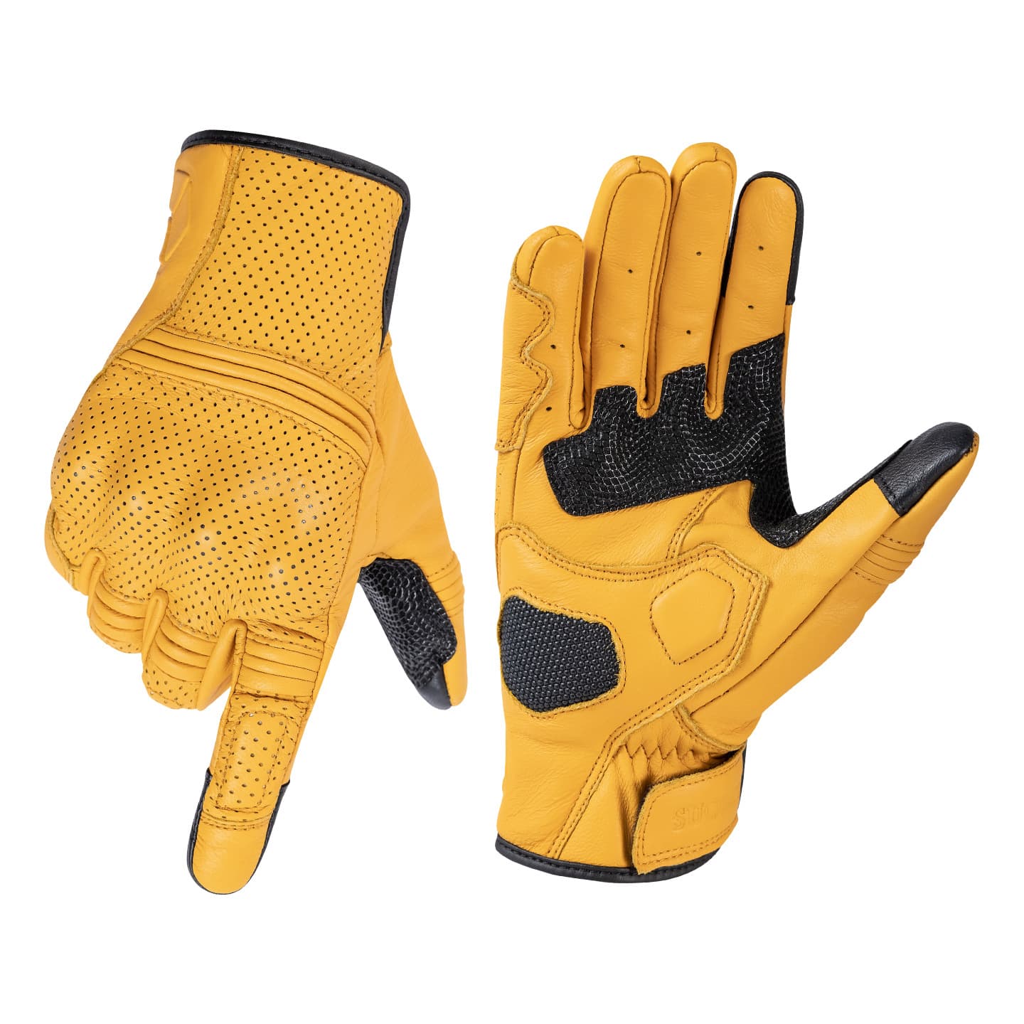 Gloves sheepskin, retro breathable equipment for men and women, fall protection, genuine leather 5