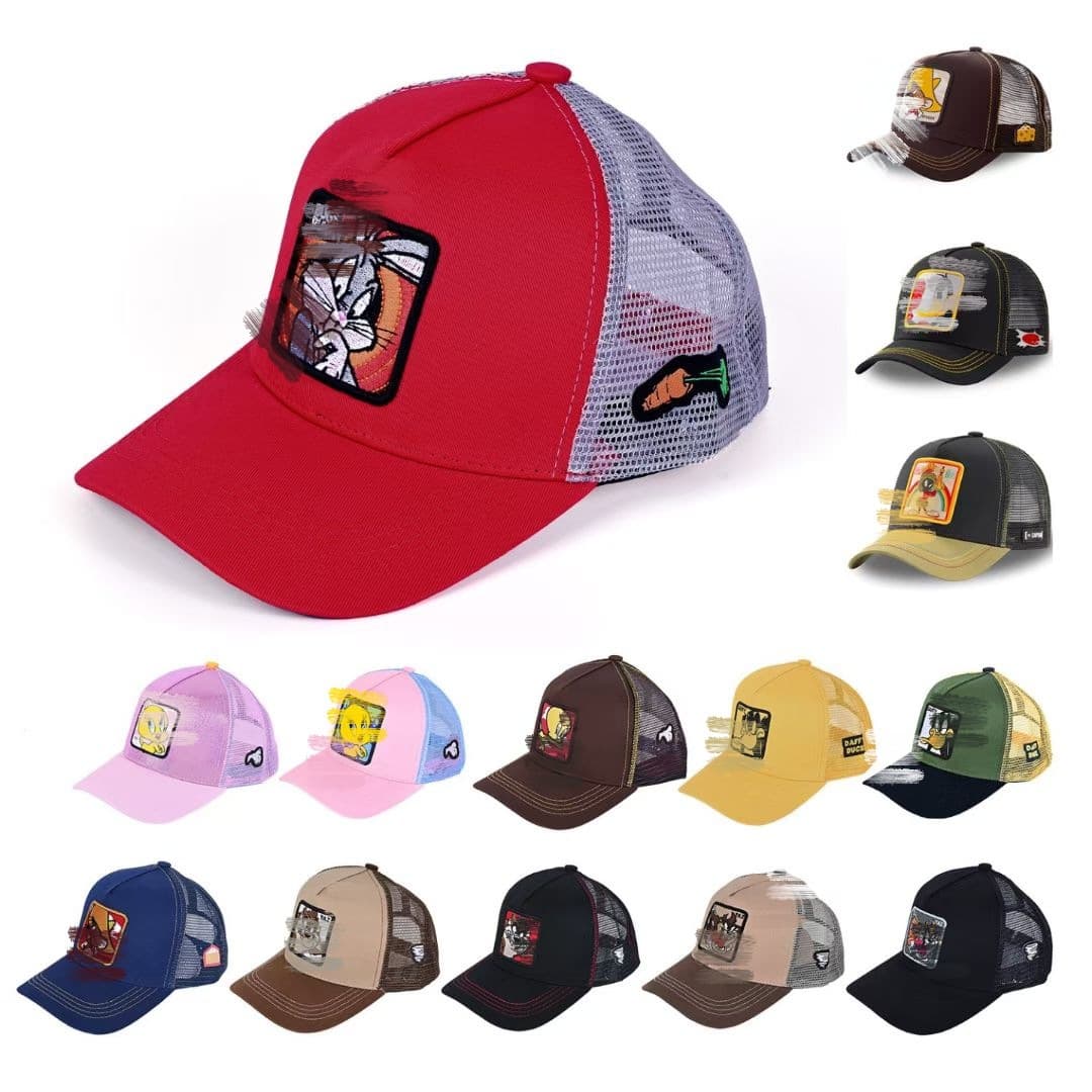 Rabbit, cartoon hair mesh for men and women, hat, fashionable baseball cap hip-hop style, (Physicals), duck 1