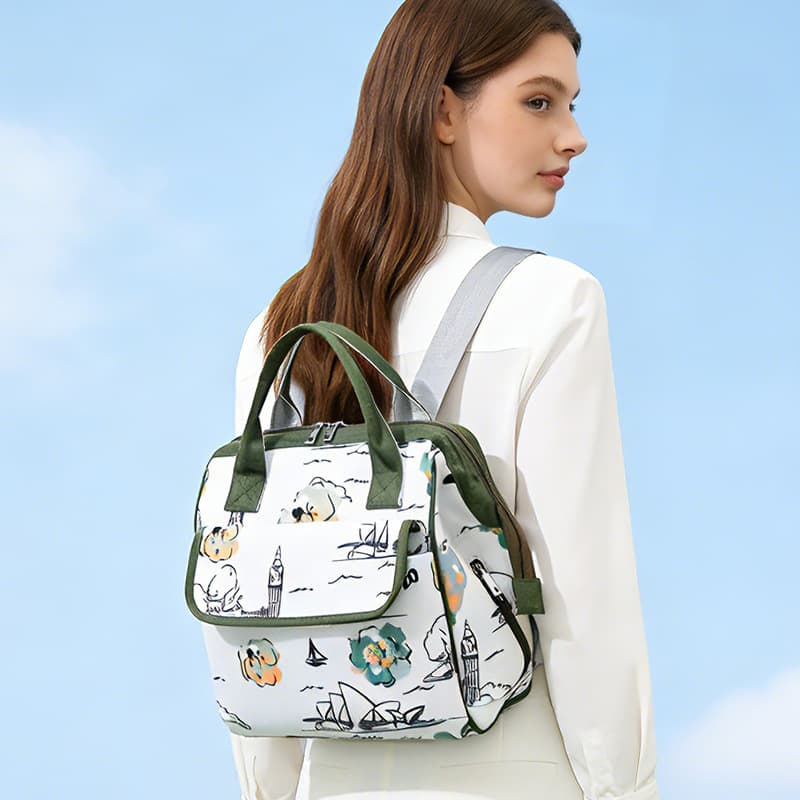 Universal handheld backpack to go out for mother and baby, children's small bag, feeding bottle for new born, oxford cloth 4