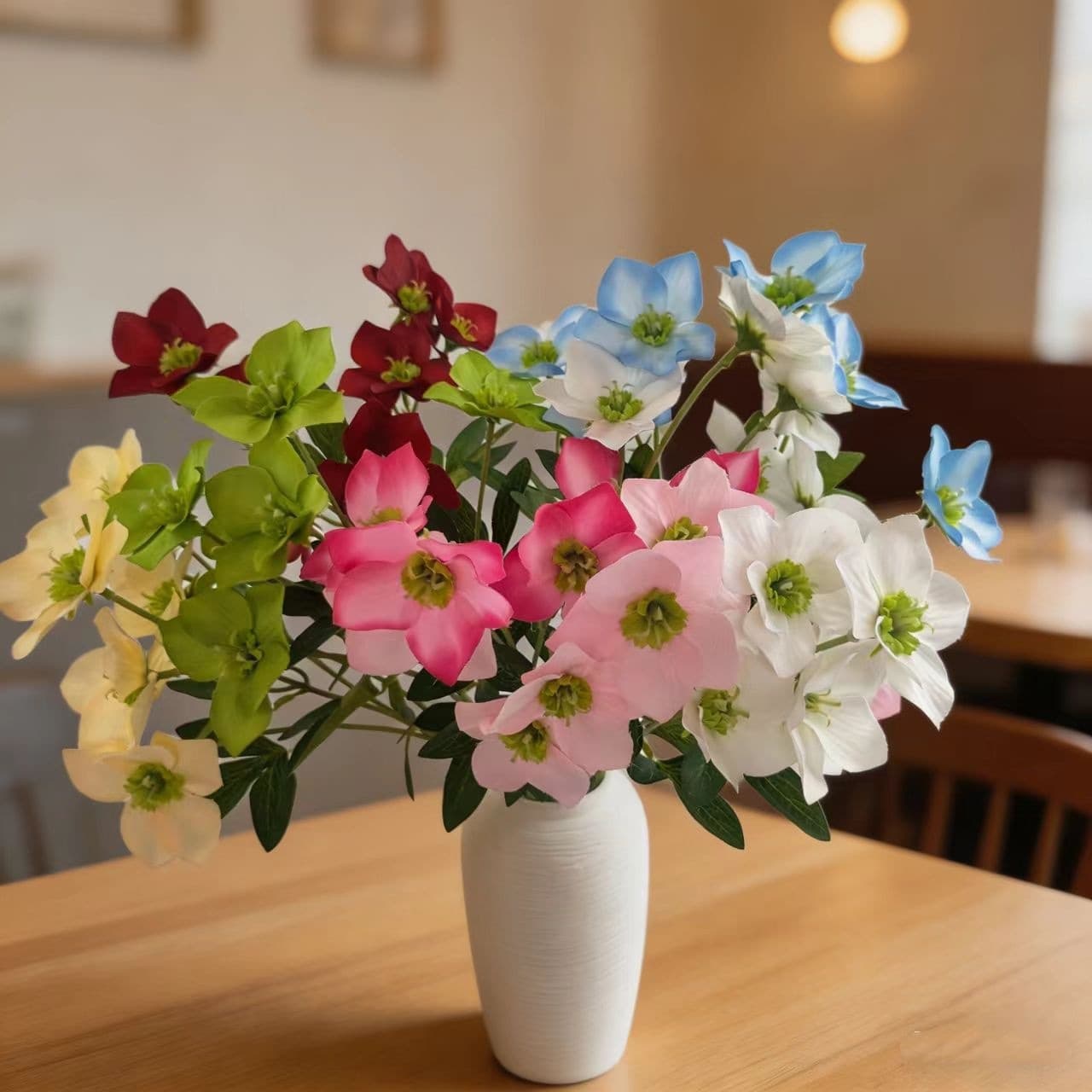 Artificial flowers for home use, wedding flowers, fresh nail decoration 1
