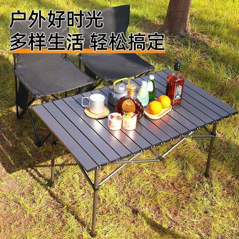 Travel folding handheld set, picnic table for camping, highchair, equipment 3