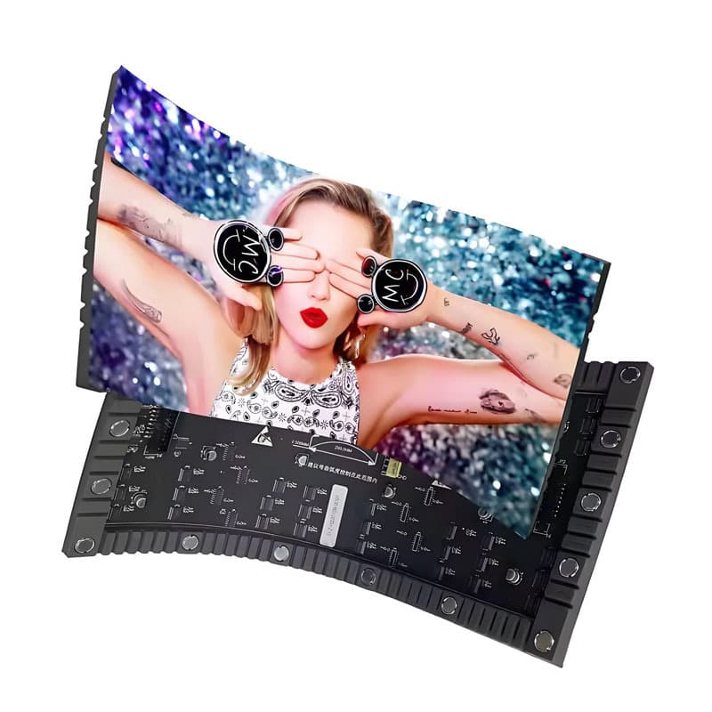 Indoor flexible Led display module P1.86 unit board curved ultra-thin special-shaped board LED module screen 3