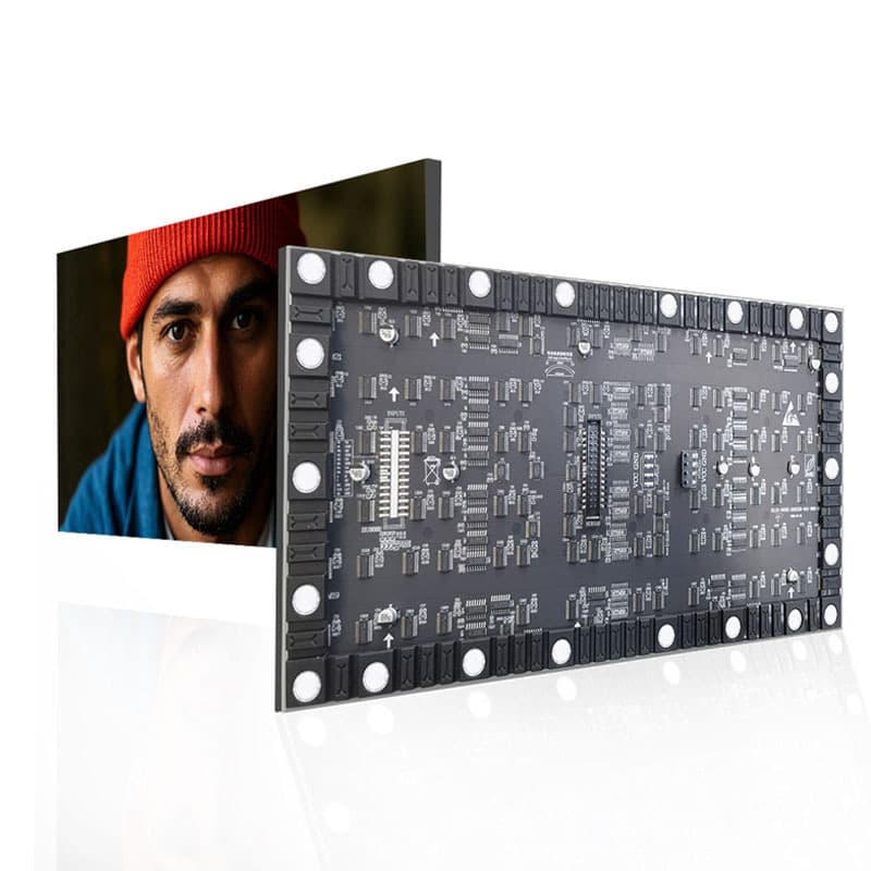 Indoor flexible Led display module P1.86 unit board curved ultra-thin special-shaped board LED module screen 5